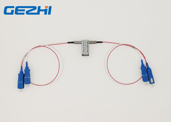 Buy 1310nm SM 1 Meter SC UPC 2x2B Mechanical Fiber Optical Switches online manufacture