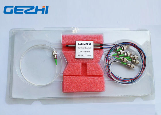 Buy Small Opto Mechanical 1x8 Latched Fiber Optical Switches online manufacture