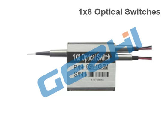 Buy FC APC Pigtailed Latched 1x8T 1550nm Fiber Optical Switches online manufacture
