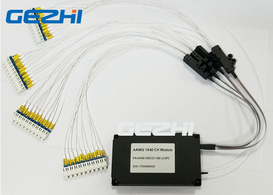Buy 100GHz C60 1x40 CH AAWG Module DWDM Mux Demux online manufacture