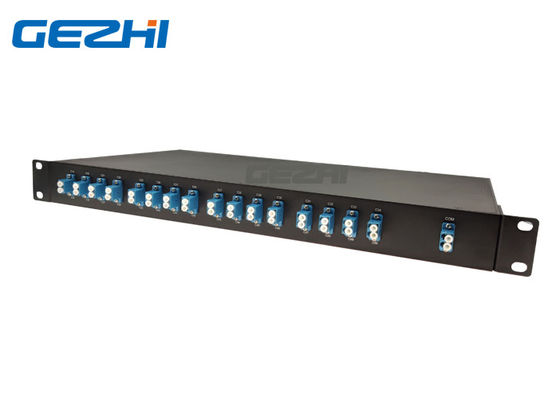 Buy 1U 19 Inch Rack Mount Dual Network Fiber 1x16 DWDM Mux Demux online manufacture