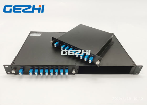 Buy 2 Cards 19 Inch 1U Dual Fiber 1x16 CWDM Passive Multiplexer online manufacture