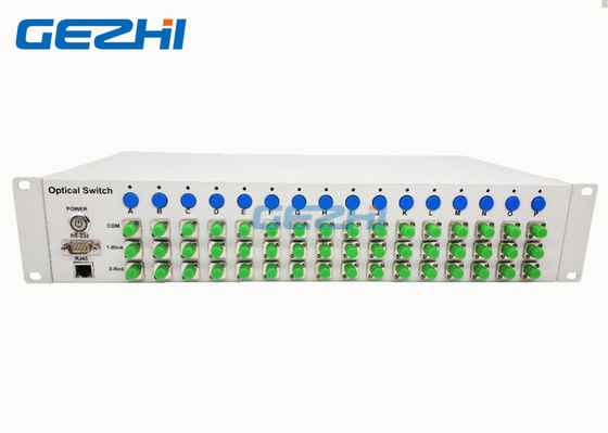 Buy Benchtop Rack Mounted 16 Pairs 1x2 Optical Switch Equipment online manufacture