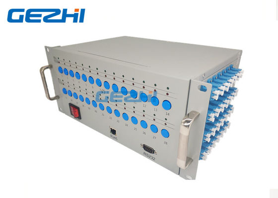 Buy 4U Rackmount Dual 28 Pieaces 2x4 Opto Mechanical Switches online manufacture