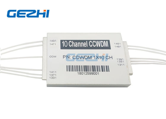 Buy Fiber Optical  Components 1491nm Optical Passive 1x10 Channels Compact CWDM Module online manufacture