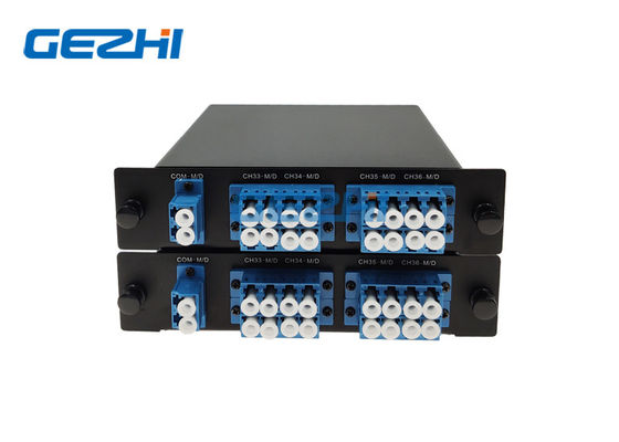 Buy Two Fiber Dual 8 Way C28 Optical DWDM Mux Demux online manufacture