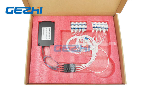 Buy LC PC connector Flat Top 48 Channel AWG DWDM Module online manufacture