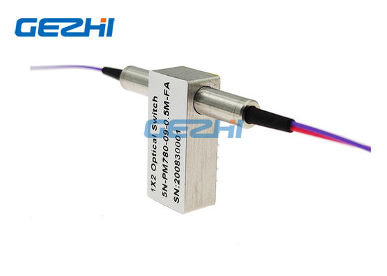 Buy FC/APC 1x2 PM Fiber Optical Switches 780nm Polarization online manufacture