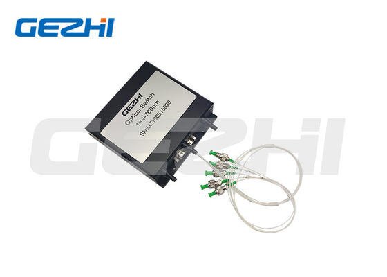 Buy 1x4 Mechanical Optical Fiber Switch 760nm ST FC LC SC Non Latching online manufacture