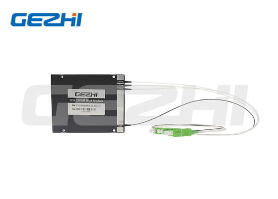 3 Channel CWDM Splitter Module Single Fiber 1470nm 1490nm 1510nm 1530nm