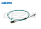 Telecom/Data Center LC OM3 MPO Fiber Optic Patch Cord with PVC/LSZH Jacket