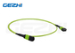 12 Core MPO Female Trunk Cable MM OM5 3.0MM Lime Green LSZH Polarity A/B