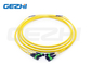 48F MPO(Female) - MPO(Female) 3.0mm LSZH Fiber Optic Patch Cable / Trunk Cable