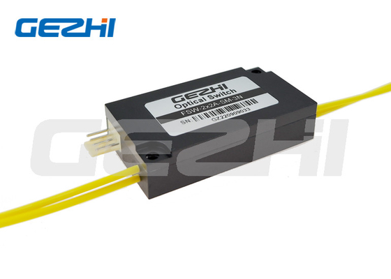 4 Pins 2x2A Opto Mechanical Optical Switches In Aluminum Black Box
