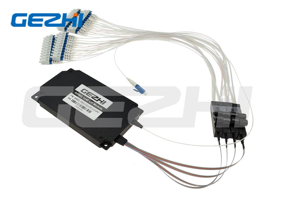 100G 48 Channel Flat Top AAWG Mux Demux For DWDM Transmission