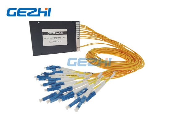 1x16 Optical Transport CWDM Module 1310 - 1610nm Wavelength ABS Box