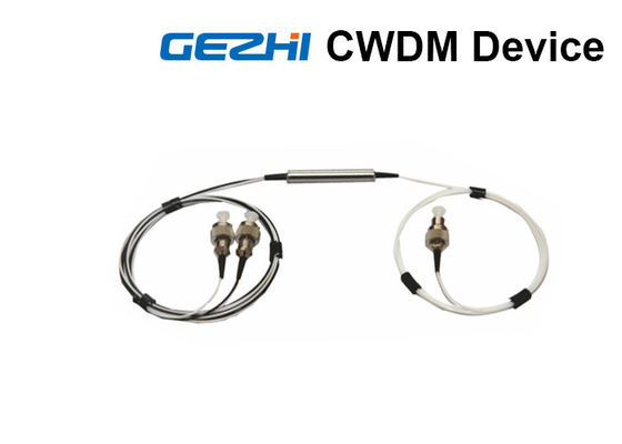 1x2 CWDM Filter Deivce Optical Components Small Size For Telecommunication