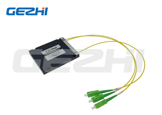 100Ghz DWDM Mux Demux with Low Insertion Loss in Compact ABS Box for WDM Networks