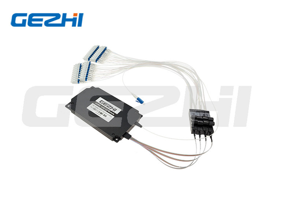Long Haul DWDM Networks High Stability 1x48 Channel 100GHz Athermal AWG DWDM Mux Demux Module Flat-Top or Gaussian Type