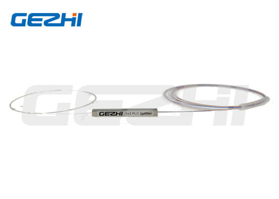 1260-1650nm 1x2 Bare Fiber Optic PLC Splitter with G657A1 Fiber for FTTH Applications