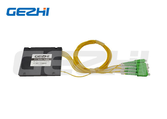ABS Cassette Type 1X4 PLC Splitter Module with Low Insertion Loss for FTTX Networks