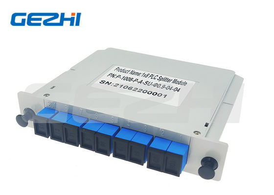 Customized 1x8 PLC Splitter with SC UPC Connectors for GEPON Networks