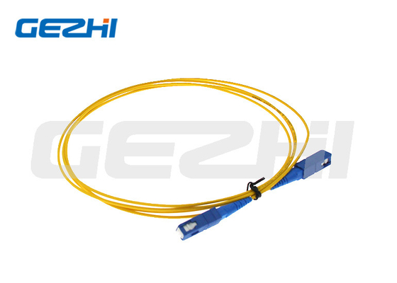 Simplex LSZH Fiber Optic Patch Cord SC / UPC To SC / UPC For LAN / CATV