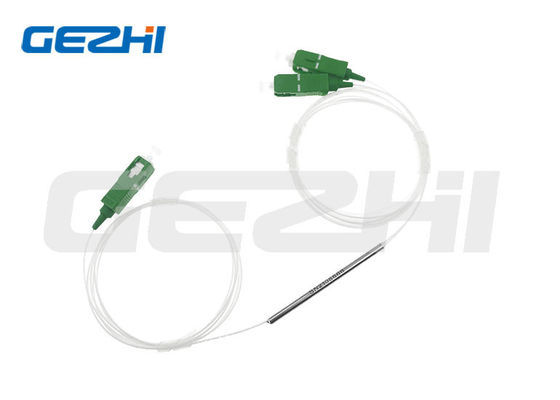 FTTH 1X2 FBT Coupler with Low Insertion Loss High Stability and SC/APC Connector for Optical Networks