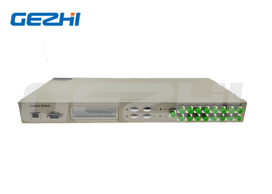 Single Mode And Multimode Rackmount 1X16 Optical Switch For Secure Communications
