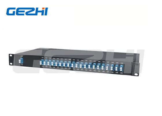 40CH AAWG DWDM Module MUX DEMUX Single Fiber 0.7m Length for WDM Transmission