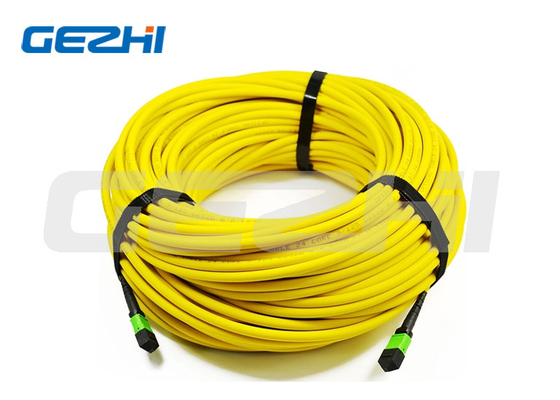 MPO / APC Fiber Optic Trunk Cable 24 Core 48 Core Sm Ofnp