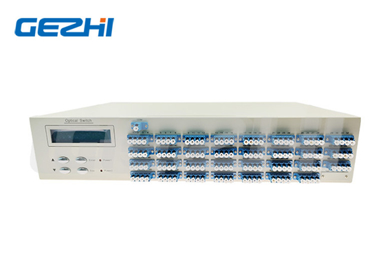 Fiber Optical Switch Fast Switching Time 1x128 Optical Switch With LCD Display