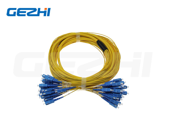 12 core Singlemode Indoor Fiber Optic Patch Cord with SC connector