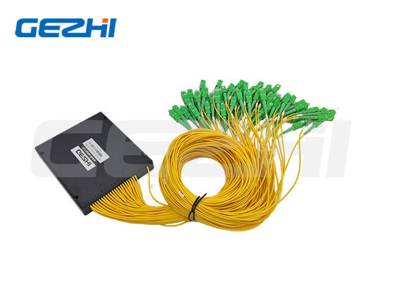 Plastic ABS Module 1x64 PLC Fiber Splitter for FTTX PON Network with Low Insertion Loss