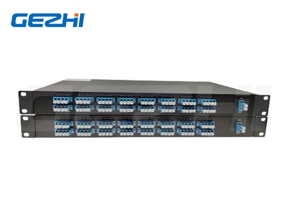 Multi-Channel 40CH Filter DWDM Mux Demux Multiplexer With 1RU 19