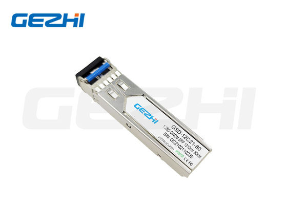1.25Gbps CWDM SFP Transceiver 1310nm 80km Optical Transceiver Module for WDM Systems