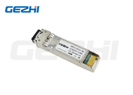 10Gbps CWDM SFP+ Optical Transceiver Module with 80km Reach and 1490nm Wavelength