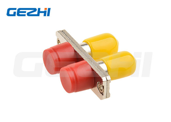 FC-ST Duplex Hybrid Fiber Optic Adapter with Ceramic Alignment Sleeve and Low Insertion Loss ≤0.2dB