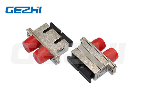Hybrid Duplex Fiber Optic Adapter with Ceramic Sleeve and Low Insertion Loss for SC-FC Connections