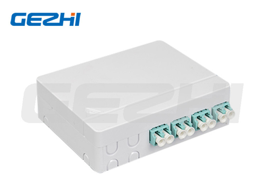 Waterproof Ftth Fiber Optic Terminal Box 4 Core Wall Mount