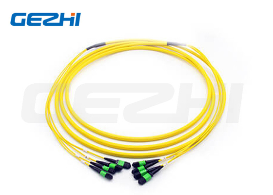 48F MPO(Female) - MPO(Female) 3.0mm LSZH Fiber Optic Patch Cable / Trunk Cable