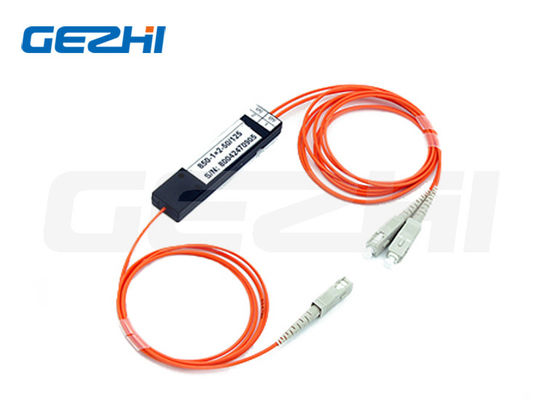 FTTX Multimode Fiber Optic Splitter 62.5/125um 650nm 50/50 Coupling Ratio FBT Coupler for GPON Networks