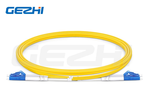 LC UPC To LC UPC Single Mode Patch Cables Duplex OS2 9/125μM 2.0mm
