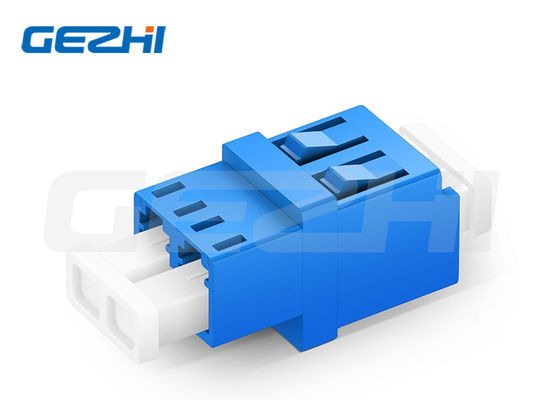 LC/UPC to LC/UPC Duplex OS2 Fiber Optic Adapter with Ceramic Sleeve and Tool-less Snap-in for Low Insertion Loss ≤0.2dB