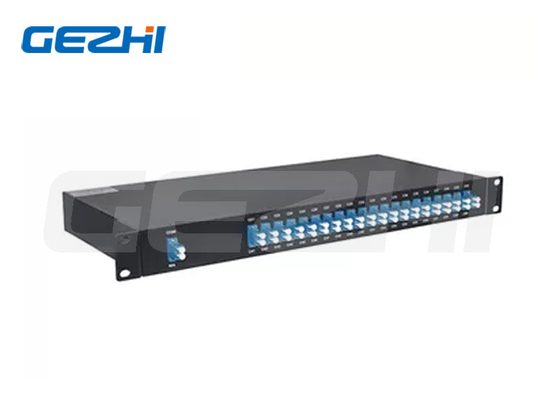 40 Channels Dual Fiber DWDM Mux Demux FMU 1U Rack Mount AAWG Passive Device