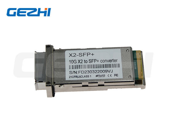 X2-SFP Converter 10G X2 Optical Module with 300m-80km Distance and 2 Watt Power Dissipation