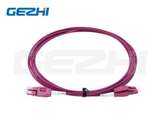 Duplex Fiber Optic Cable LC/PC Uniboot Polarity Interchange LSZH 5m Patch Cable
