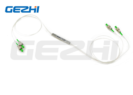2X2 Mini PLC Optical Fiber Splitter 2 Way Fiber Optic PLC Splitter With FC Connector