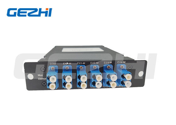 8CH DWDM Module LGX Box Package DWDM Mux Demux Dual Fiber With LC UPC