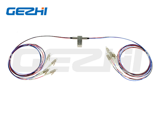 Dual D2x2B Bypass Optical Switch Latching/Non-Latching Mechanical Fiber Optic Switch